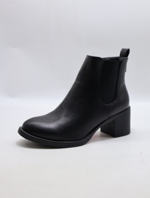 Botki damskie ocieplane na obcasie (36-41) JD2316 BL/PU