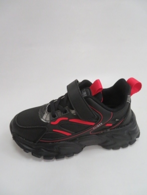 Sportowe Chłopięce (32-37) L311 BLACK/RED