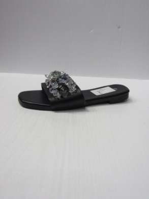 Klapki damskie na płaskim (36-41) CB2171 BLACK