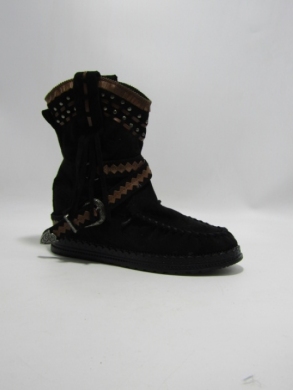 Botki damskie na płaskim (36-41) HJH-20-77 BLACK