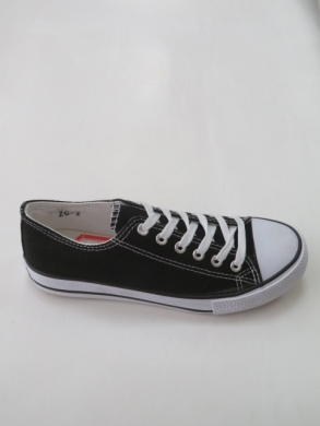 Trampki damskie na płaskim (36-41) ZC-2 BLACK