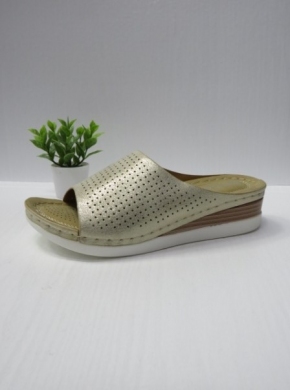 Klapki damskie na koturnie (36-41) N22-881 GOLD