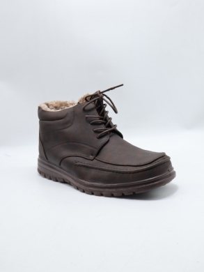 Botki męskie ocieplane (40-46) W4556A-2 BROWN