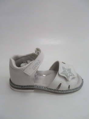 Sandały dziewczęce (22-27) D918 SILVER