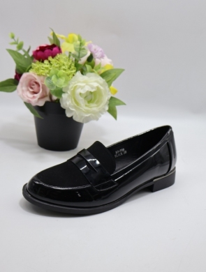 Mokasyny damskie na płaskim (36-41) XO-708 BLACK