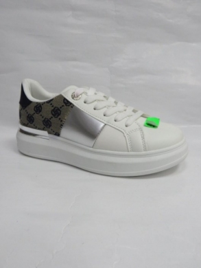 Buty sportowe damskie na płaskim (36-41) AB990 WHITE/BLUE