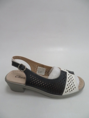 Sandały Damskie na obcasie (36-42) B303-11 BLUE/WHITE
