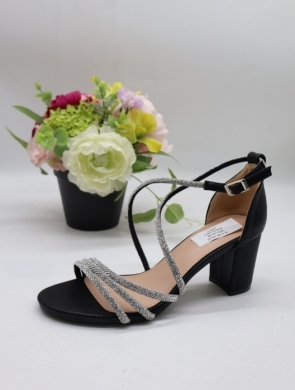 Sandały damskie na obcasie (36-41) 6287 BLACK
