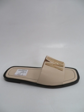 Klapki damskie na płaskim (36-41) 5007 BEIGE