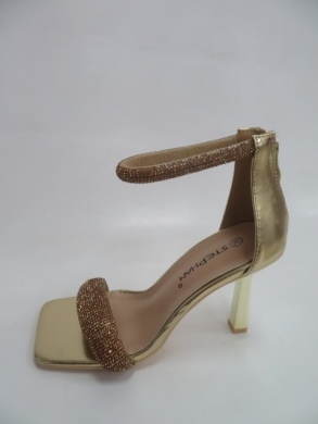 Sandały damskie na szpilce (36-41) P-1271 GOLD