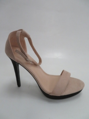 Sandały damskie na szpilce (36-41) QL-121 BEIGE