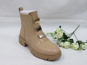 Botki damskie jesienne na koturnie (36-41) JJ41 KHAKI