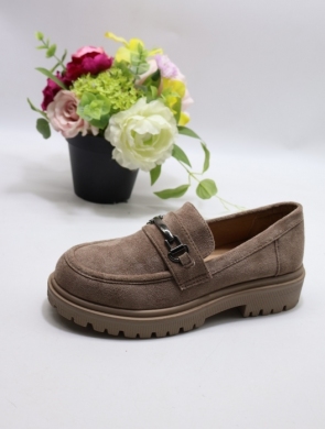 Mokasyny damskie na płaskim (36-41) 8850 KHAKI/MIC