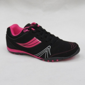 Buty sportowe damskie na płaskim (37-42) 9913-2 BL/PINK