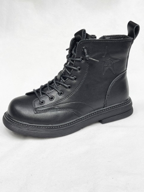 Trapery dziewcęce ocieplane (32-37) A122-1 BLACK