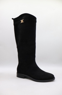 Kozaki damskie na płaskim (36-41) 69003 BLACK