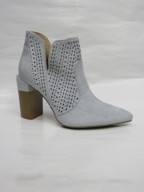 Botki damskie na obcasie (35-40) A8801-6 GREY