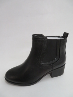 Botki damskie jesienne na płaskim (36-41) F803 BLACK