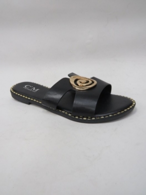 Klapki damskie na płaskim (36-41) 5126 BLACK
