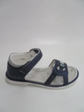 Sandały dziewczęce (26-31) D968 BLUE