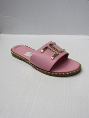 Klapki damskie na płaskim (36-41) DM97 PINK