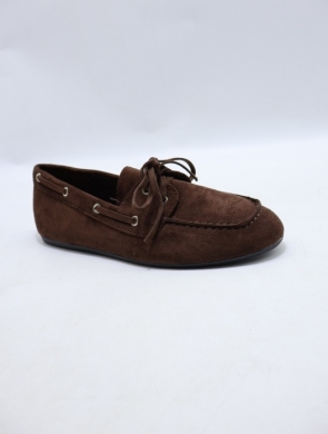 Mokasyny damskie na płaskim (36-41) H8-516 MAROON
