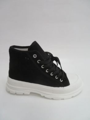 Trampki Damskie na koturnie (36-41) PC10 BLACK