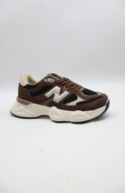 Buty sportowe damskie na płaskim (36-41) 800A BROWN