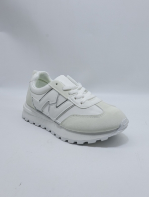 Buty sportowe damskie na płaskim (36-41) SW005 WHITE