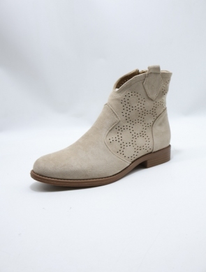 Botki damskie na płaskim (36-41) H167 BEIGE