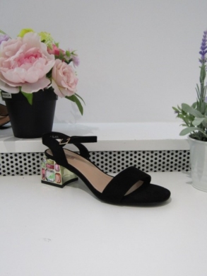 Sandały damskie na obcasie (36-41) 3868 BLACK