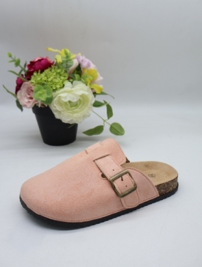 Klapki damskie na płaskim (36-41) BE-170 PINK
