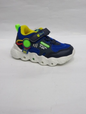 Buty sportowe chłopięce (21-26) E128 DBLUE/YELLOW