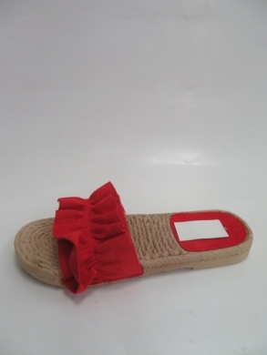 Klapki damskie na płaskim (36-41) OM917 RED