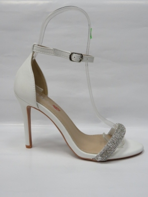 Sandały damskie na szpilce (36-41) SF-55 WHITE