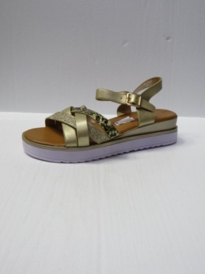 Sandały damskie na płaskim (36-41) B-9055 GOLD