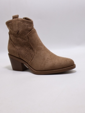Botki damskie na obcasie (36-41) H253 COFFE