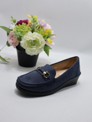 Mokasyny damskie na koturnie (36-41) QQ-10 BLUE