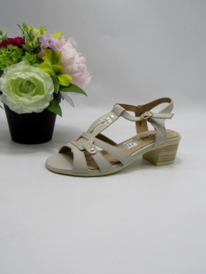 Sandały damskie na obcasie (36-41) A336 BEIGE