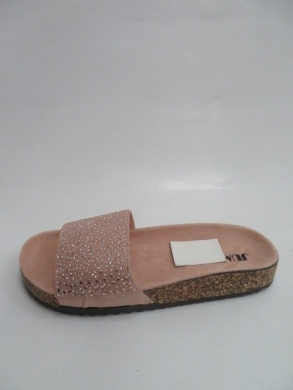 Klapki damskie na płaskim (36-41) 44506 PINK