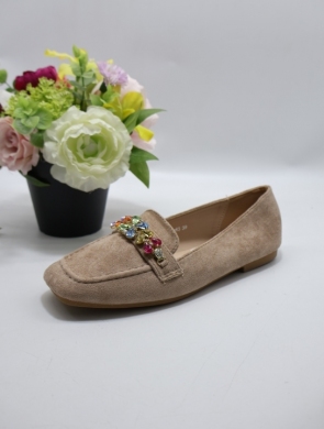 Mokasyny damskie na płaskim (36-41) JN813 KHAKI