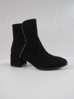 Botki damskie ocieplane na obcasie (36-41) LQ-59 BLACK