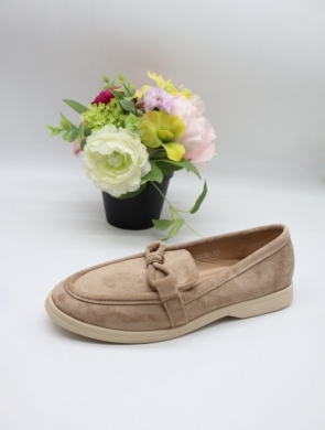 Mokasyny damskie na płaskim (36-41) FB581 KHAKI