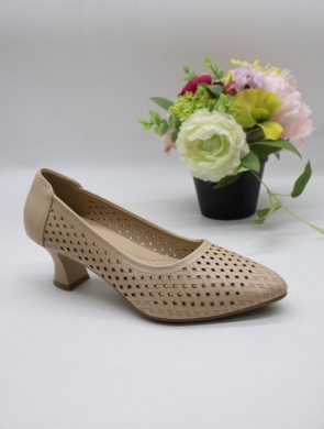 Czółenki damskie na obcasie (36-41) J-267 BEIGE
