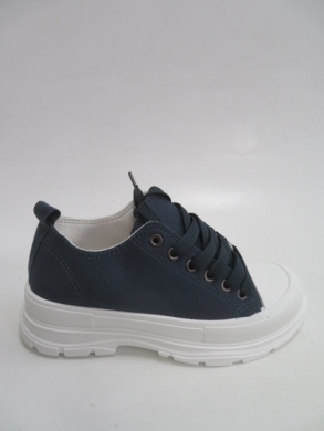 Trampki damskie na koturnie (36-41) LA122 NAVY