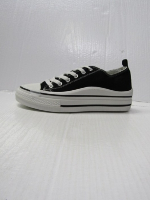 Trampki damskie na płaskim (36-41) 8815 BLACK