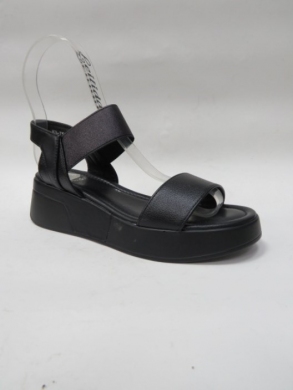 Sandały damskie na koturnie (36-41) YO-752 BLACK