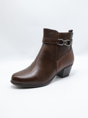 Botki damskie ocieplane na obcasie (36-42) 7398-2