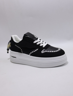 Buty sportowe damskie na płaskim (36-41) 6863 BLACK