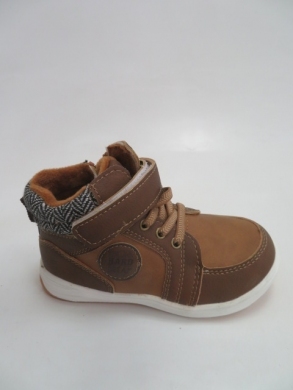 Botki chłopięce ocieplane (22-27) F810 BROWN